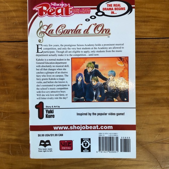 La Corda d’Oro Manga Volume 1, 2, 5, 6, 7, 8, & 9 Yuki Kure Shojo Music School - Picture 3 of 9